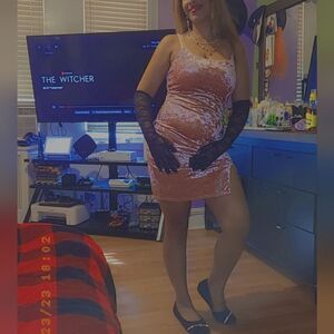 Thee barbie Plush pink dress